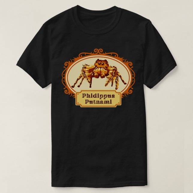 T-shirt Phidippus Putnami Jumping Spider 1 (Design devant)