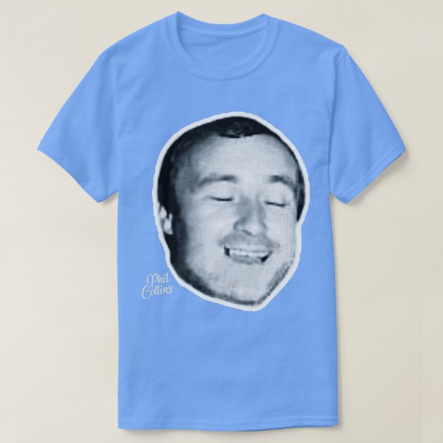 T-shirt Phil Collins 80s esthétique Design 1 (Design devant)