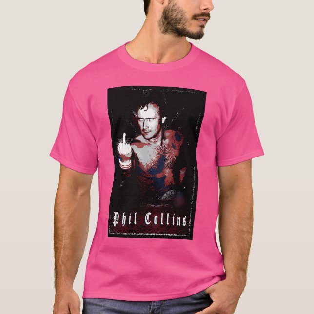 T-shirt Phil Collins - Genesis Band Virtues (Devant)