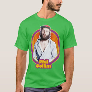T-shirt Phil Collins Retro 80s Design de ventilateur
