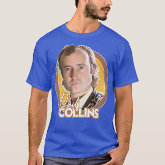 T-shirt Phil Collins Retro 80s Design de ventilateur esthé