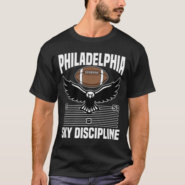 T-SHIRT PHILADELPHIA SKY DISCIPLINE - PHILADELPHIA FOOTBAL (Devant)