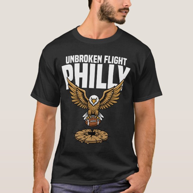T-SHIRT PHILADELPHIA UNBROKEN FLIGHT - PHILADELPHIA FOOTBA (Devant)