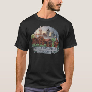 T-shirt Philadelphie City Pennsylvanie USA