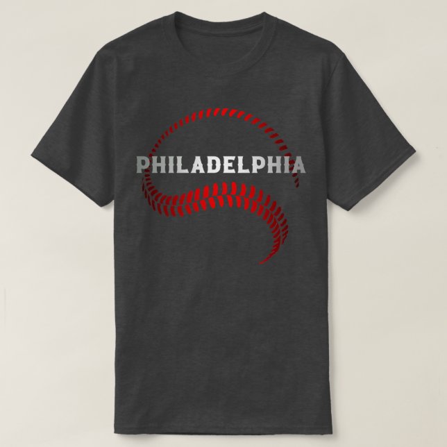 T-shirt Philadelphie de baseball (Design devant)