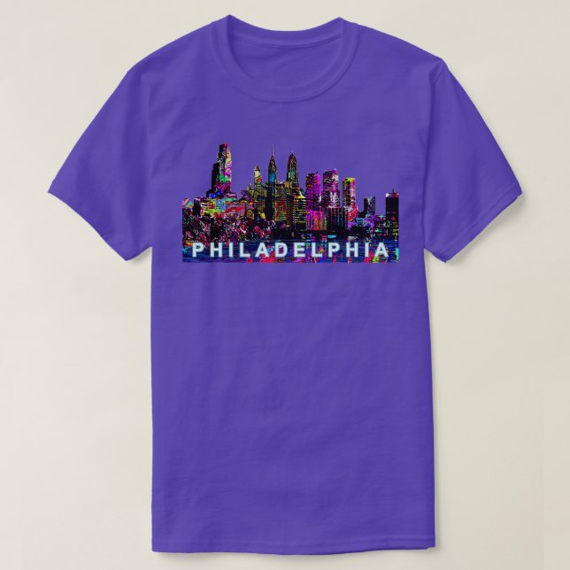 T-shirt Philadelphie en graffiti 1 (Design devant)
