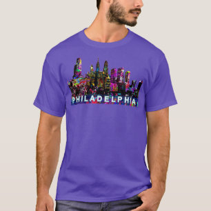 T-shirt Philadelphie en graffiti 1
