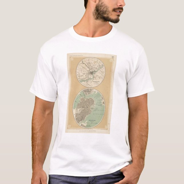 T-shirt Philadelphie et Boston (Devant)