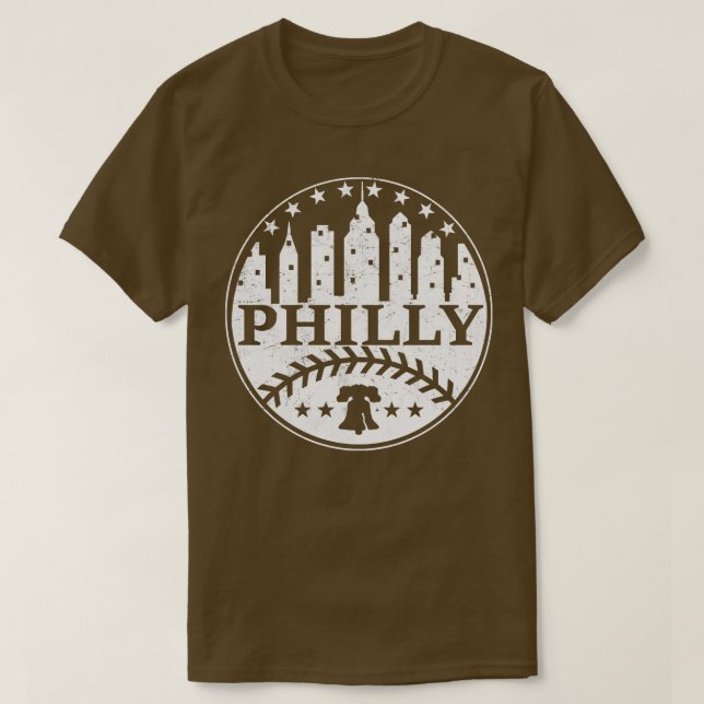 T-shirt Philadelphie Fan Baseball Lover Philadelphia PA Ci (Design devant)