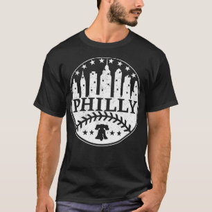 T-shirt Philadelphie Fan Baseball Lover Philadelphia PA Ci