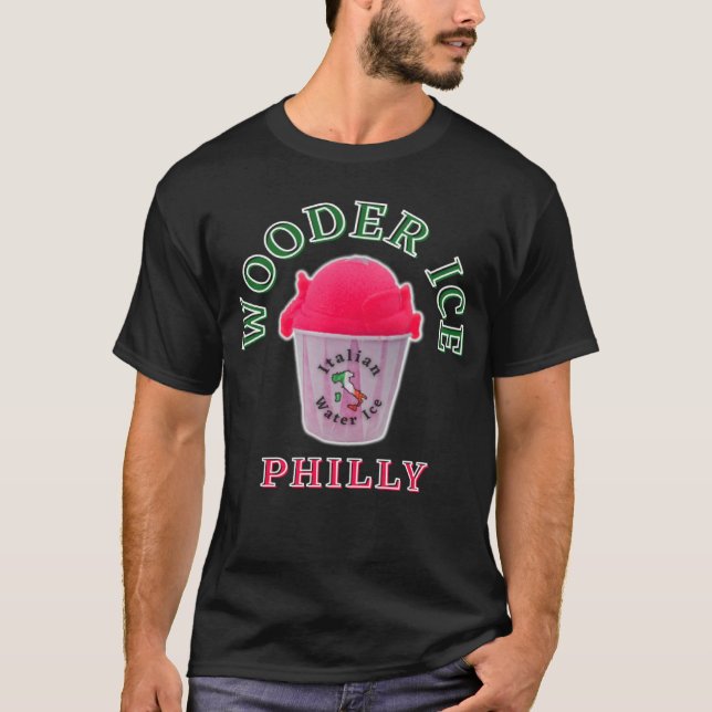 T-shirt Philadelphie Ice en bois Philly Eau d'argot Ice (Devant)