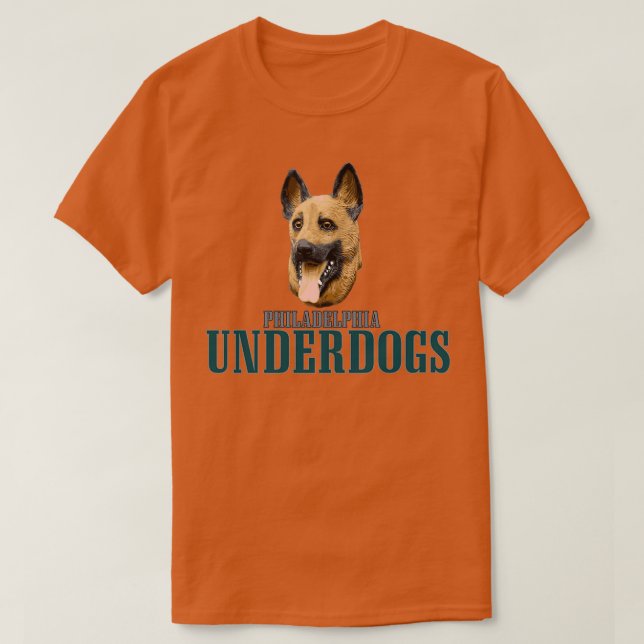 T-shirt Philadelphie, les chiens inférieurs (Design devant)