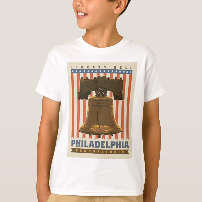 T-shirt Philadelphie | Liberty Bell (Devant)