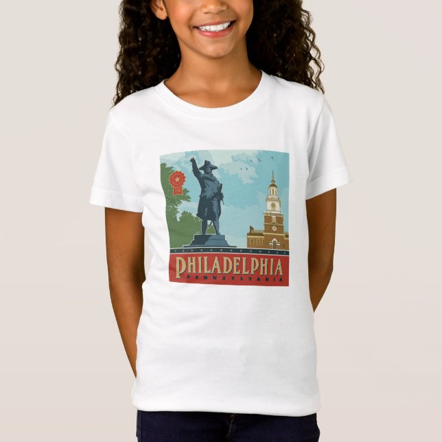 T-Shirt Philadelphie, PA | Indépendance (Devant)