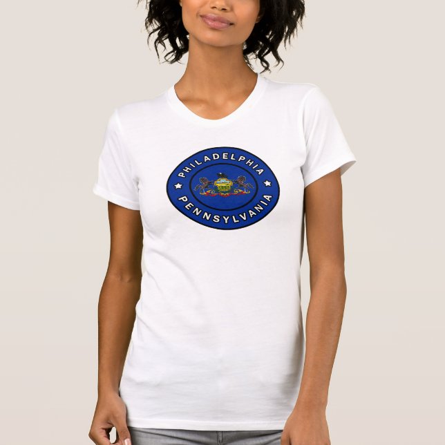 T-shirt Philadelphie Pennsylvanie (Devant)
