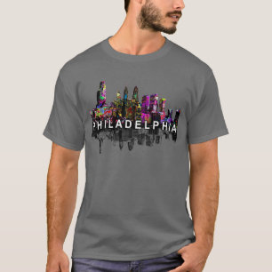 T-shirt Philadelphie, Pennsylvanie en graffiti