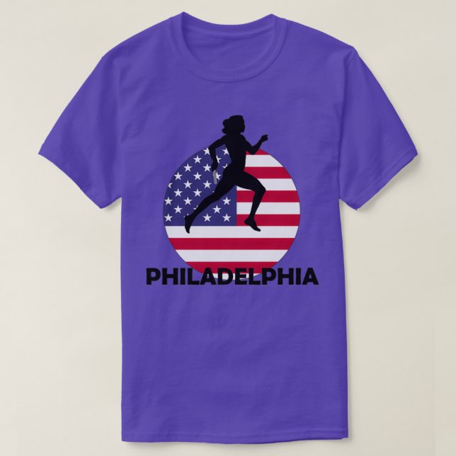 T-shirt Philadelphie Relais de course (Design devant)