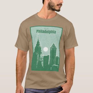 T-shirt Philadelphie rétro