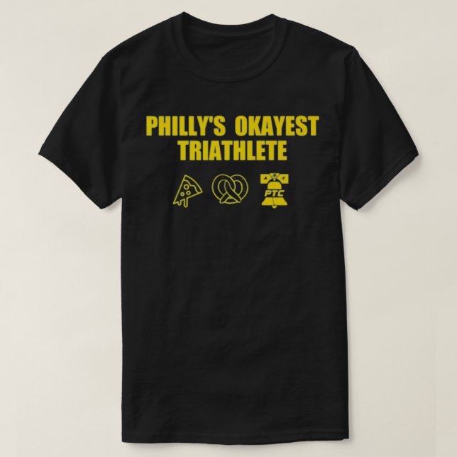 T-shirt Philadelphie Triathlon Club PTC Phillys yest Triat (Design devant)