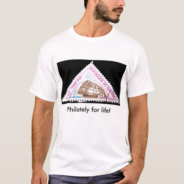 T-shirt Philatélie pendant la vie ! (Devant)