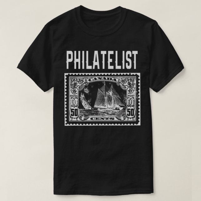 T-shirt Philatelist  Stamp Collector Loves Collecting Stam (Design devant)