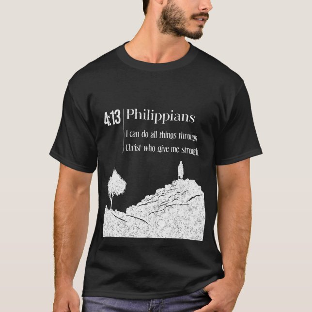 T-shirt Philippiens 4:13 (Devant)