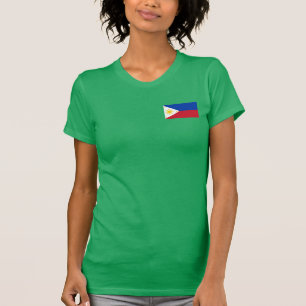 T-shirt philippin de drapeau