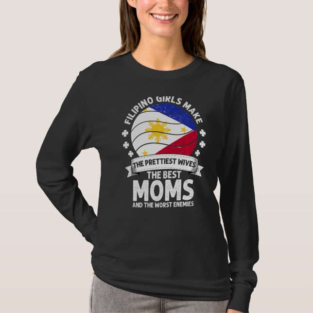 T-shirt Philippin Maman Phillipines Fête des mères Mama Fi (Devant)