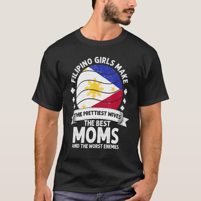 T-shirt Philippin Maman Phillipines Fête des mères Mama Fi (Devant)