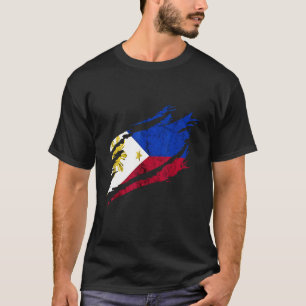 T-shirt Philippine Drapeau philippin Pilipinas Pin