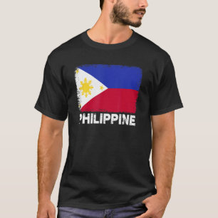 T-shirt Philippine Drapeau Soutien Philippine Femmes