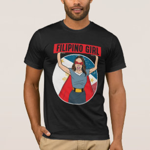 T-shirt Philippine Girl Pride Pinoy Fierté