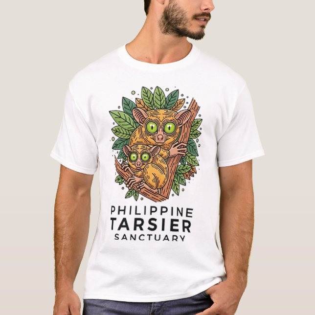 T-shirt Philippine Tarsier Sanctuary (Devant)