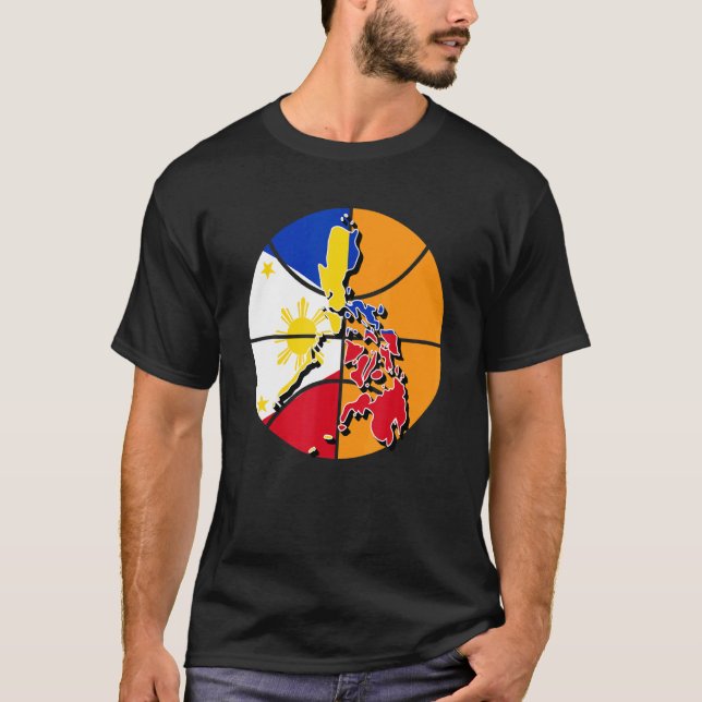 T-shirt Philippines Basket-ball sportif philippin (Devant)