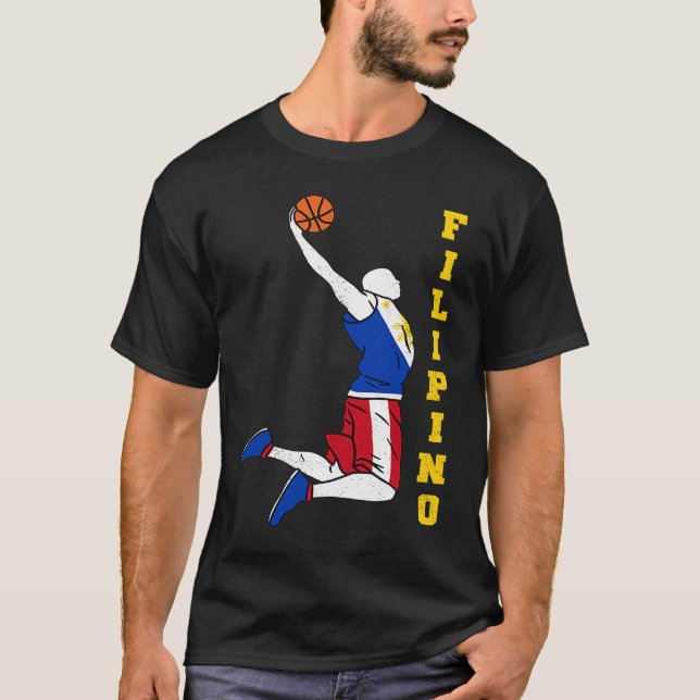 T-shirt Philippines Basket-ball sportif philippin (Devant)