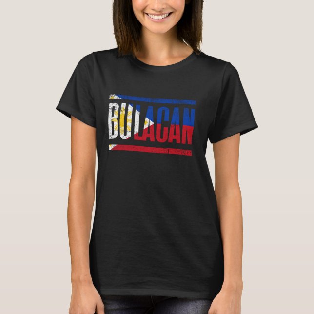 T-SHIRT PHILIPPINES BULACAINES AVEC SON FILIPINO FIER FIN  (Devant)