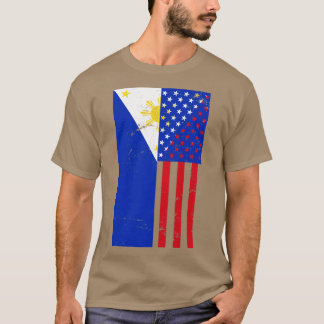 T-shirt Philippines : Drapeau américain