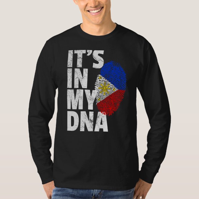 T-shirt Philippines Drapeau dans mon pays de Noël (Devant)