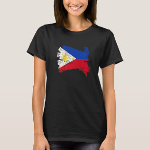 T-shirt Philippines Drapeau Philippin Épingle Pinoy Pinay