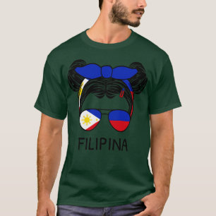 T-shirt Philippines Drapeau Philippine Filipina avec le br