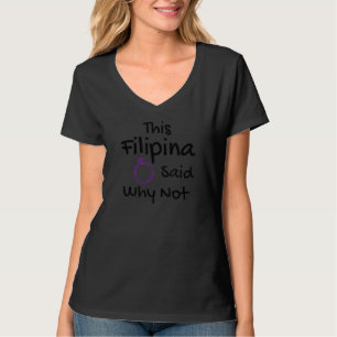 T-shirt Philippines Filipina Fier Pinay Engagé Bague Enga