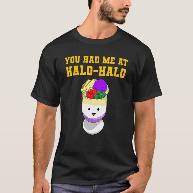 T-shirt Philippines Filipino Halo Sweet Dessert Candy Ice (Devant)