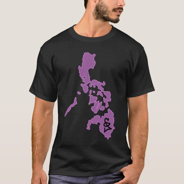 T-shirt Philippines (jacinthe) (Devant)