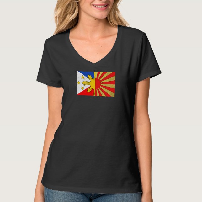 T-shirt Philippines Japonais philippin Philippines Japon D (Devant)