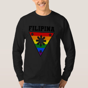 T-shirt Philippines LGBTQ Filipino Girl Filipina Gay Lesbi