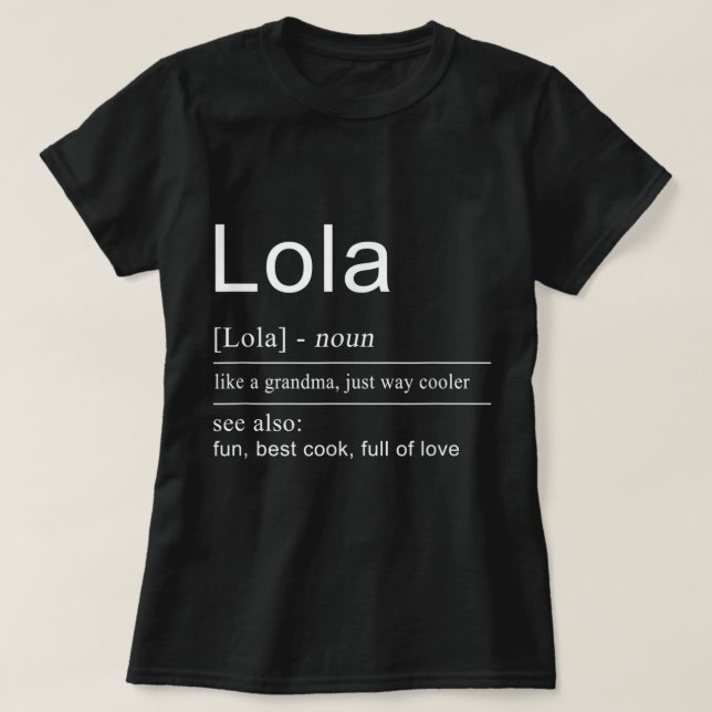 T-shirt Philippines Lola Grandma Philippines pour les femm (Design devant)