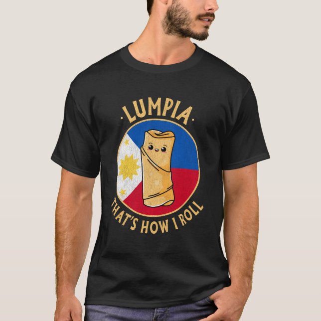 T-shirt Philippines Lumpia Kawaii Philippines Alimentation (Devant)
