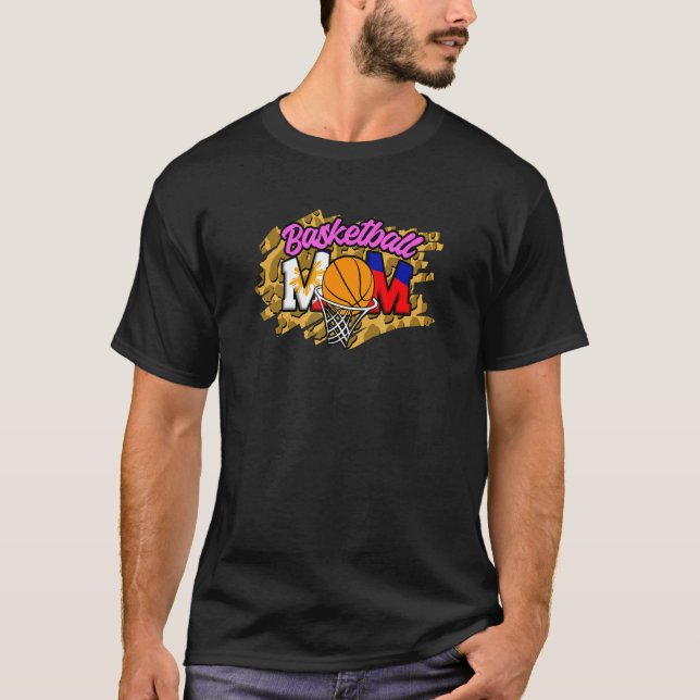 T-shirt Philippines Mère philippine Basketball Panier Mama (Devant)