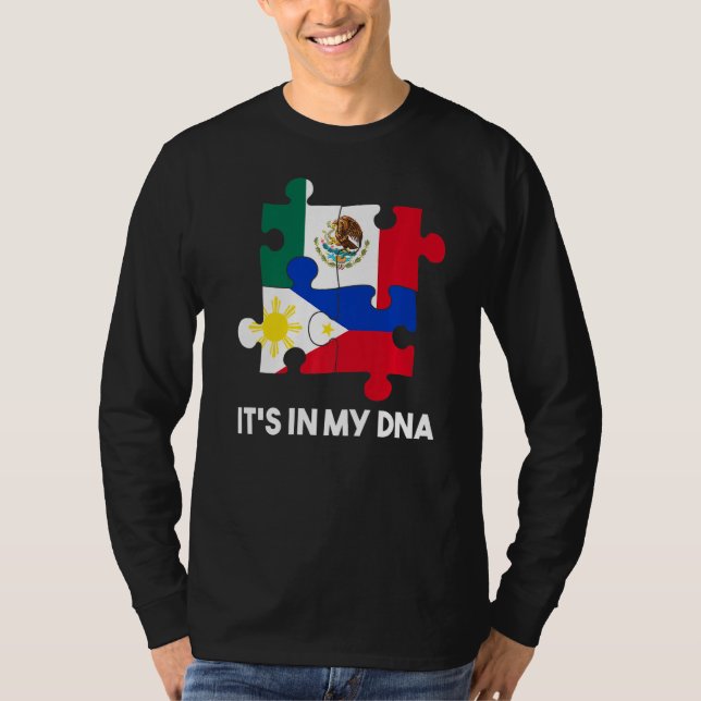 T-shirt Philippines Mexique Fierté Philippine Fier Drapeau (Devant)