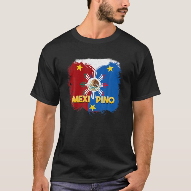 T-shirt Philippines Mexique Fierté Philippine Fier Drapeau (Devant)